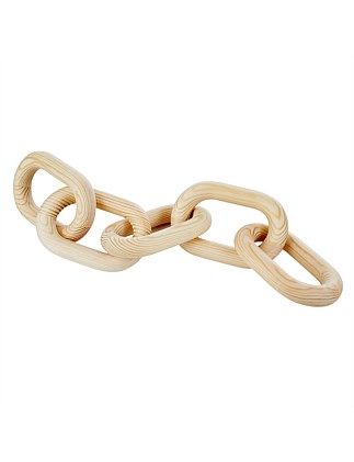 Natural Wood 5 Link Chain