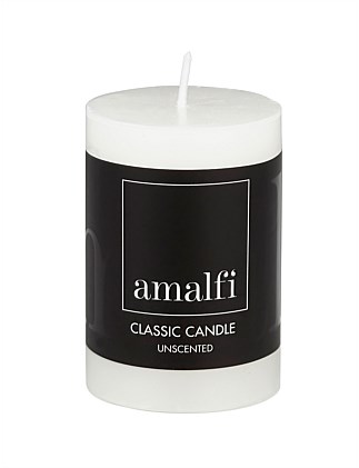 Classic Unscented Pillar Candle