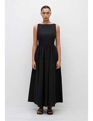 Tie Back Midi Dress