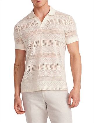 GEO LACE POLO