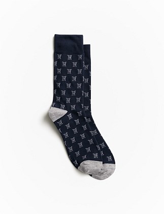 Monogram Sock