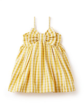 Helena Bow Gingham Dress