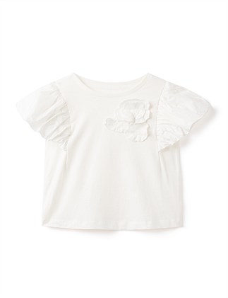 Joy Flower Girls Tee