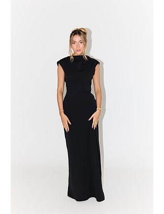 THE ULTIMATE MUSE DRAPE MIDI DRESS