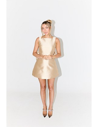 THE ULTIMATE MUSE BOW DETAIL MINI DRESS