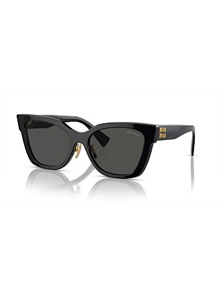 Square BLACK DARK GREY Sunglasses