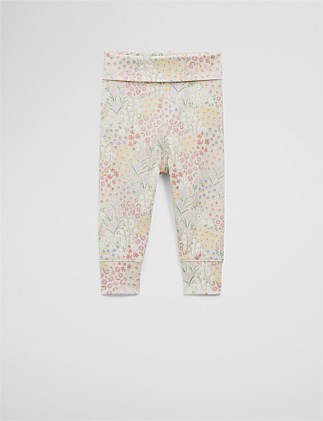 Organically Grown Cotton Fold-Over Soft Pant