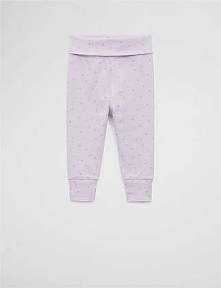 Organically Grown Cotton Fold-Over Soft Pant