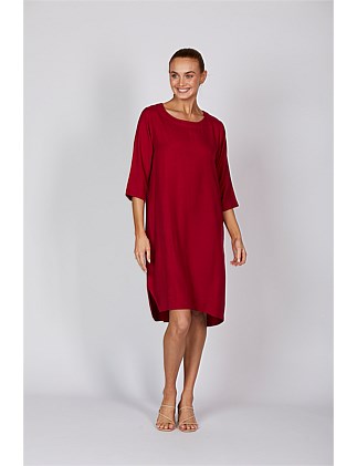 Boatneck Shift Dress