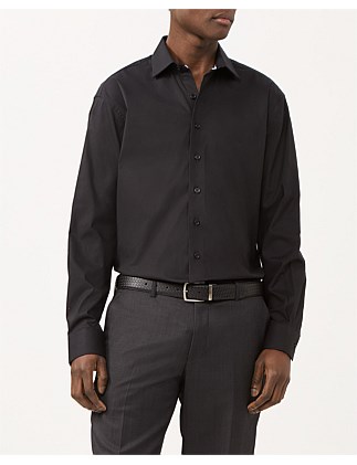 LS REG PLAIN TWILL SHIRT