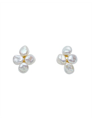 MIRA PEARL STUD EARRINGS