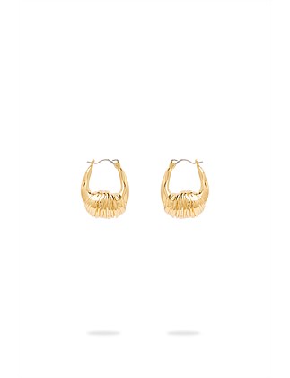 AMENITA COIL HOOP EARRINGS