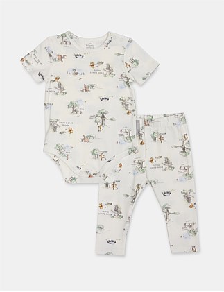 WINNIE THE POOH BODYSUIT & PANT SET