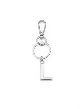 SILVER INITIALS KEYRING