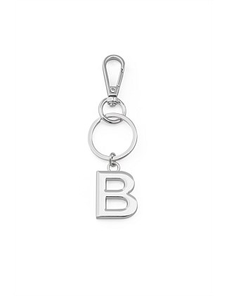 SILVER INITIALS KEYRING