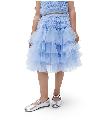 RUFFLE TULLE SKIRT