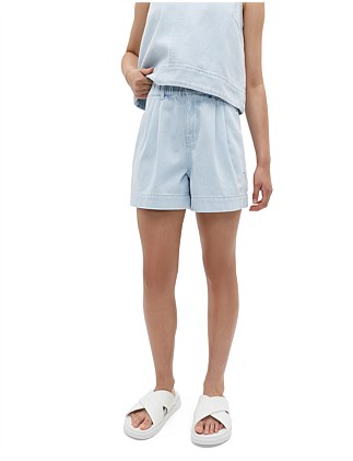 A LINE DENIM SHORT