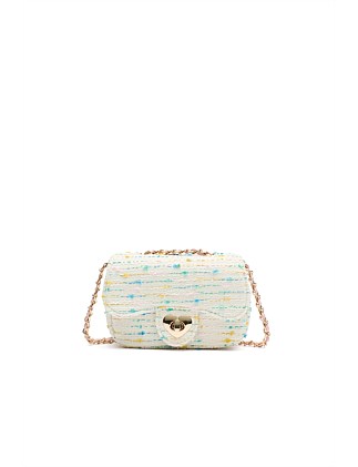 BOUCLE CROSS BODY BAG