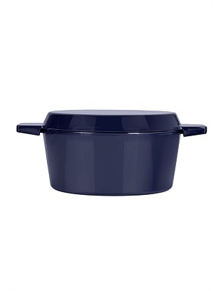 @FRENCH OVEN GRILL DUO GLOSS 24CM/3.5L MIDNIGHT BLUE