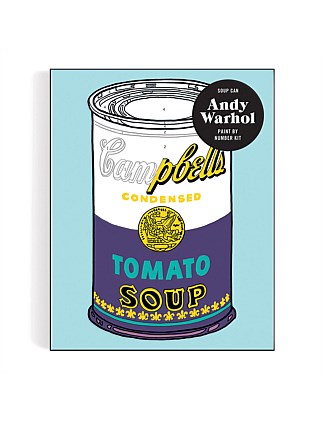 Andy Warhol Soup Paint By Number Kit