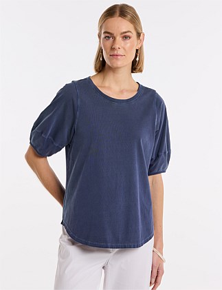 LANTERN SLEEVE PIGMENT TEE