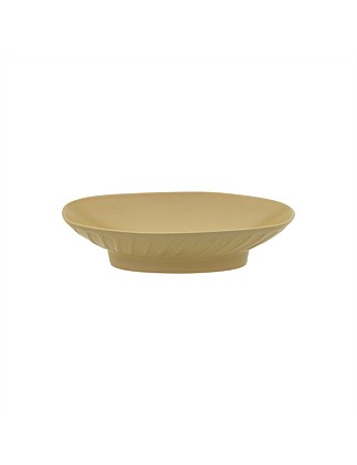 Portsea Oval Foot Dish Ochre