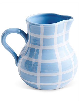 Blue Bird Tartan Water Jug