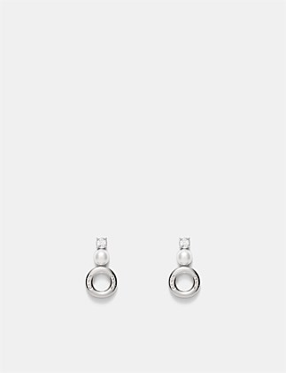 Circulate Drop Stud Earrings