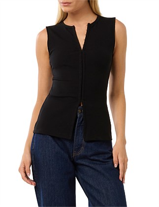 ARIANNA HOOK AND EYE VEST