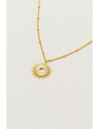 SUNBURST PENDANT NECKLACE