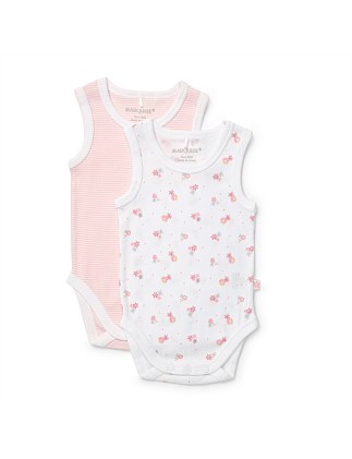 2 Pack Sleeveless Bodysuit