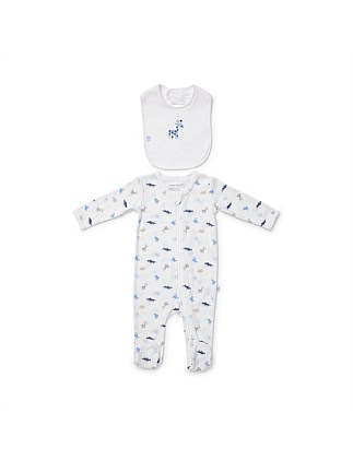 Zipsuit & Bib Set