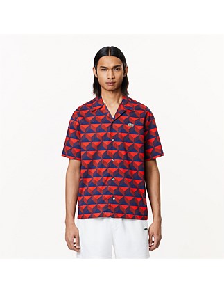 R George Short Sleeve Monogram Shirt