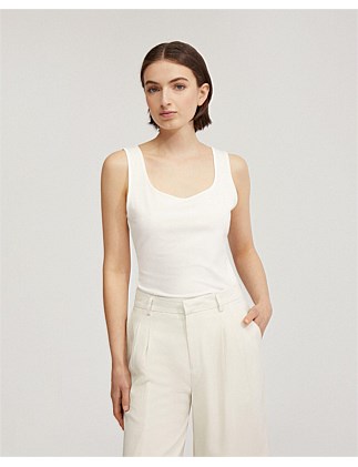 AGATHA SQUARE NECK TANK