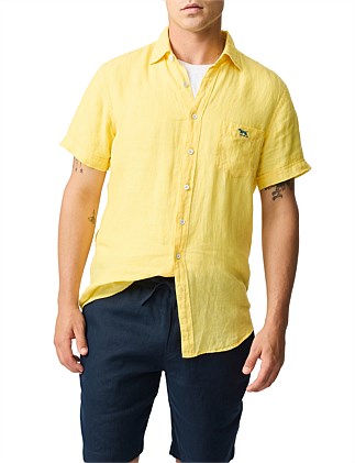 CATHEDRAL COVE SHORT SLEEVE SPORTS FIT SHIRT-SUNSHINE