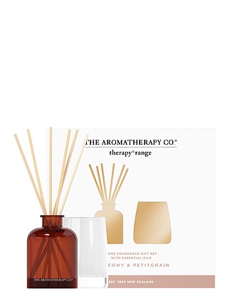 Therapy Peony & Petitgrain Home Fragrance Gift Set