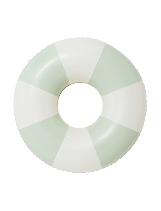 Tube Pool Ring The Vacay Soft Olive Stripe