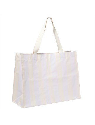 Carryall Beach Bag Rio Sun Pastel Lilac Stripe