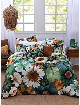 FLOWERFEILD KING BED QUILT COVER SET