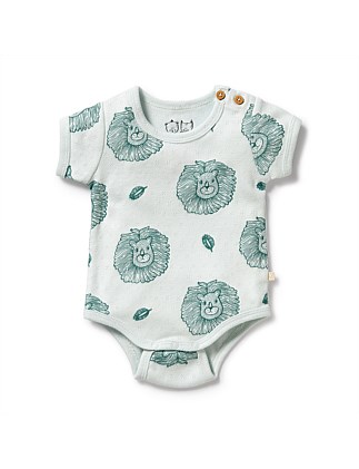 Little Lion Organic Pointelle Bodysuit