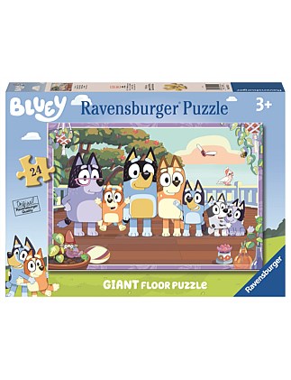 BLUEY FAMILY TIME GIANT FLOOR 24 PIECE PUZZLE