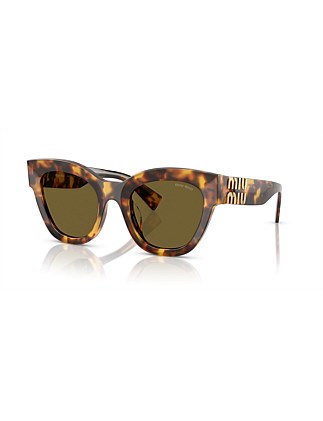 Square HAVANA DARK BROWN Sunglasses