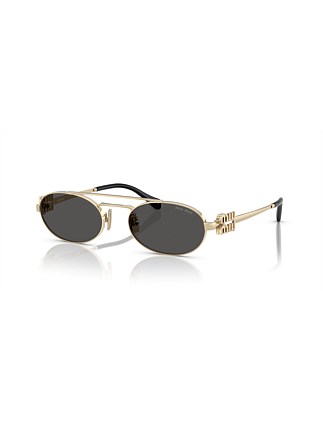 Oval GOLD DARK GREY Sunglasses