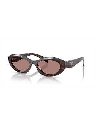 Irregular HAVANA LIGHT BROWN Sunglasses