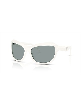 Butterfly WHITE DARK GREY Sunglasses