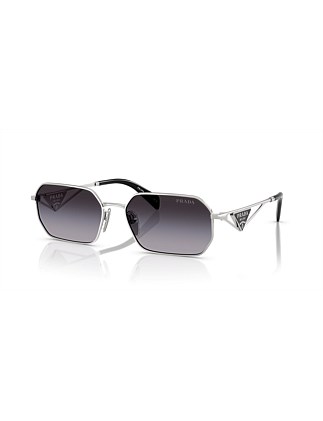 Irregular SILVER GREY GRADIENT Sunglasses