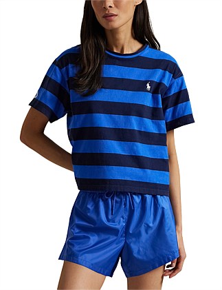 AUSTRALIAN OPEN STRIPED CREWNECK TEE