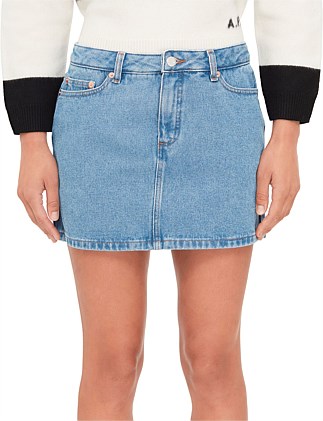 JUPE DENIM MINI SKIRT