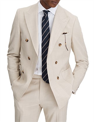 BELMONT DB WOOL BLEND BLAZER