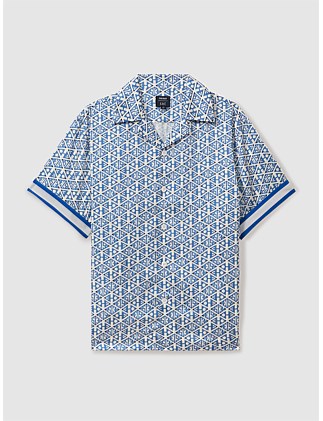 IDRA CHE SHORT SLEEVE MONOGRAM PRINTED